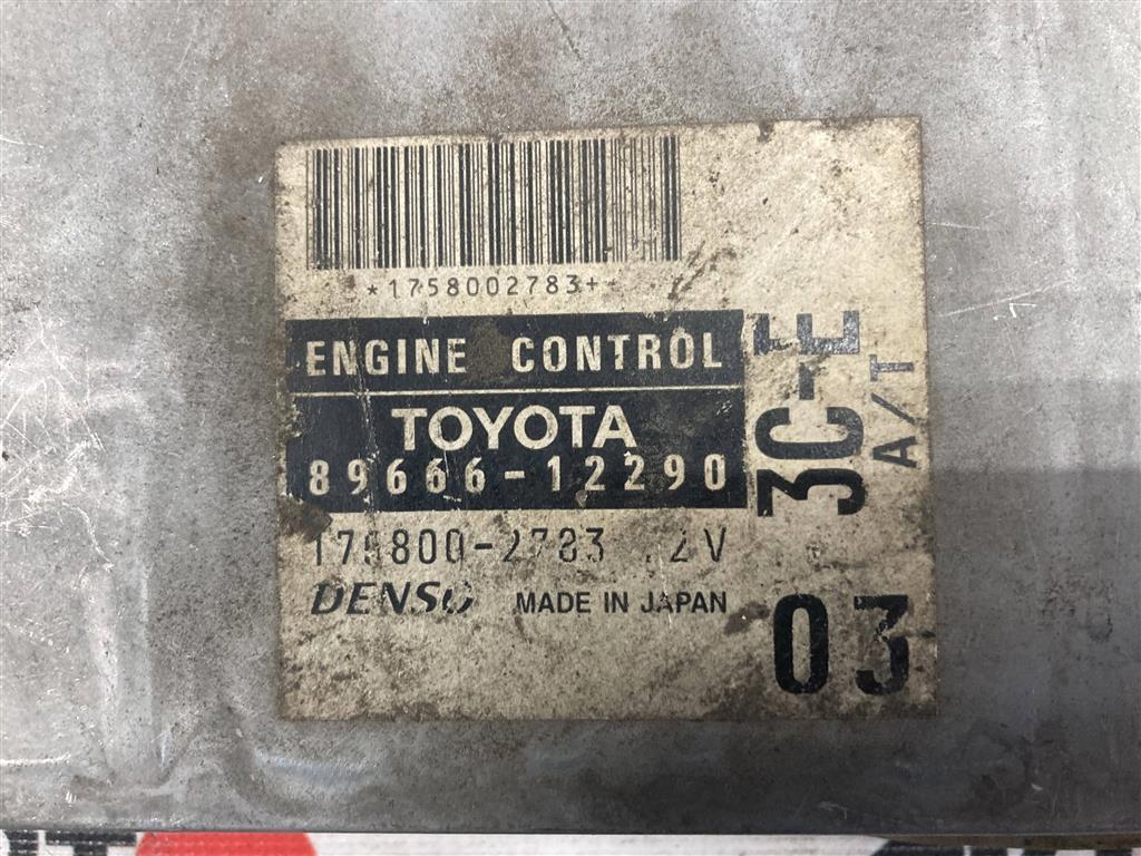 TOYOTA FIELDER CE121G/NZE121G/NZE124G/ZZE122G/ZZE123G/ZZE124G для блок управления двс