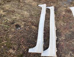 Порог пластиковый пара  для NISSAN LEAF AZE0  запчасти бу