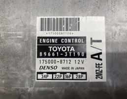 блок управления двс для TOYOTA MARK II QUALIS MCV20W/MCV21W/MCV25W/SXV20W/SXV25W  запчасти бу